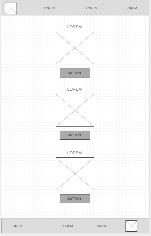 portfolio wireframe